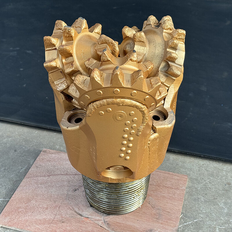 ดอกสว่าน Tricone ฟันบด 9 7/8 นิ้ว (250 มม.) IADC137 สำหรับการเจาะอย่างรวดเร็วในชั้นหินอ่อน