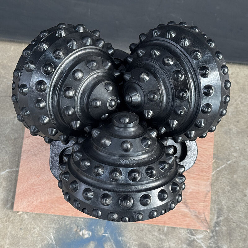 244mm IADC737 Tungsten Carbide Insert Tricone Drill Bit สําหรับการสํารวจน้ํามันและก๊าซที่มีประสิทธิภาพ