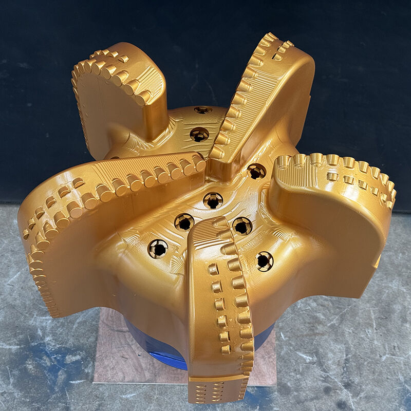 ดอกสว่านเจาะน้ำมันและก๊าซ ใบมีดคู่ 5 ใบ ใบมีดคู่ ใบมีดเพชร PDC สำหรับขาย